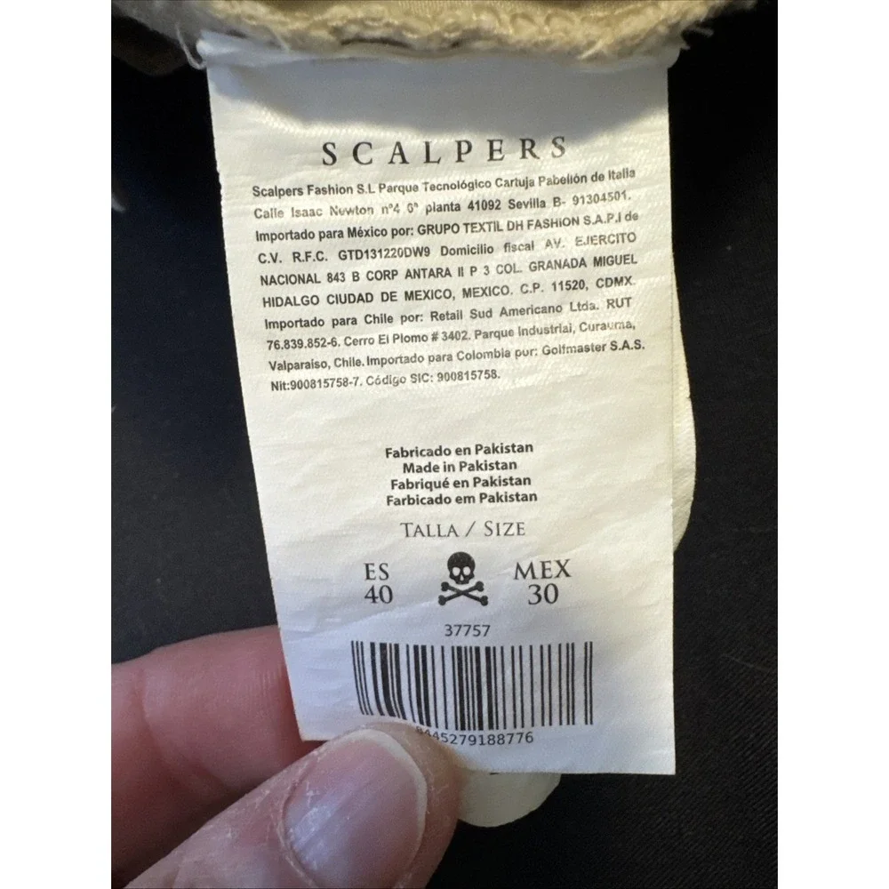Scalpers 100% Organic Cotton Khaki‎ Shorts